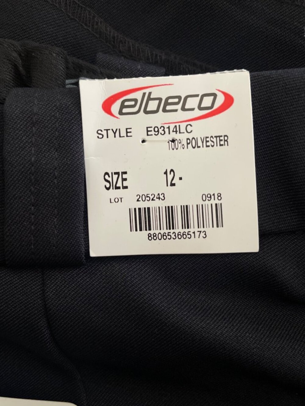 NWT Elbeco TexTrop2 Womens Pants Sz 12 Unhemmed Navy E9314LC - Picture 2 of 4